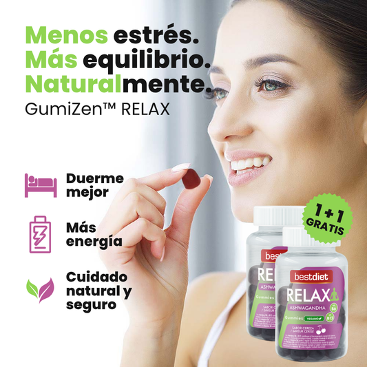 GumiZen™ RELAX (1 + 1 GRATIS) | La solución natural para reducir el estrés y la ansiedad