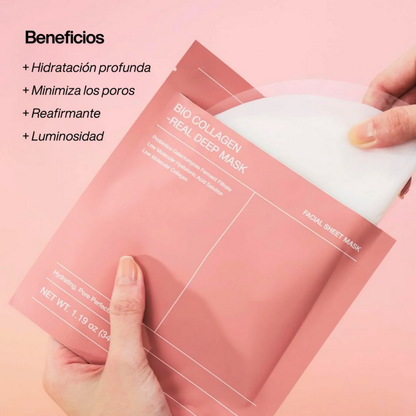 1 + 1 GRATIS | Maskollagen™ Colágeno puro en una sola solución premium para tu piel